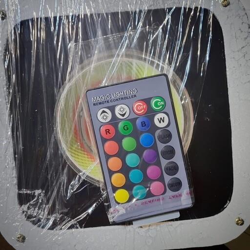 پرژکتور ریموت دار مولتی کالر RGB  تولید محتوا  باغ ویلا تابلو جلب توجه